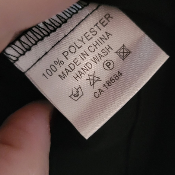 Gilani black & white sheer 3/4 sleeve tunic top size 10 - Picture 3 of 4